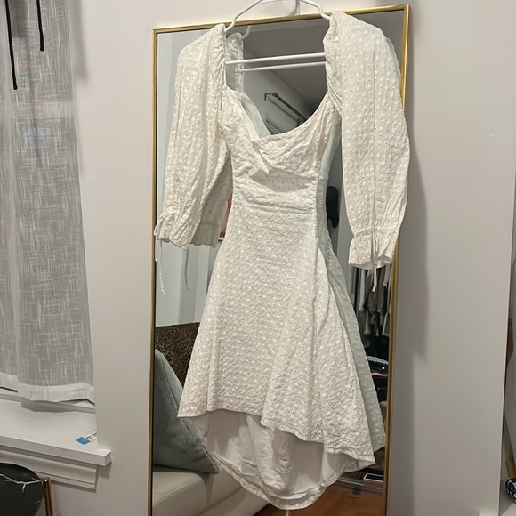 Are You Am I Faena White Eyelet Dress - Picture 3 of 5